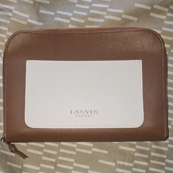 Lanvin Two-Tone Leather Clutch - Picture 1 of 3